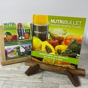 Nutribullet Bundle - Natural Healing Foods and User Guide Recipe Book Set